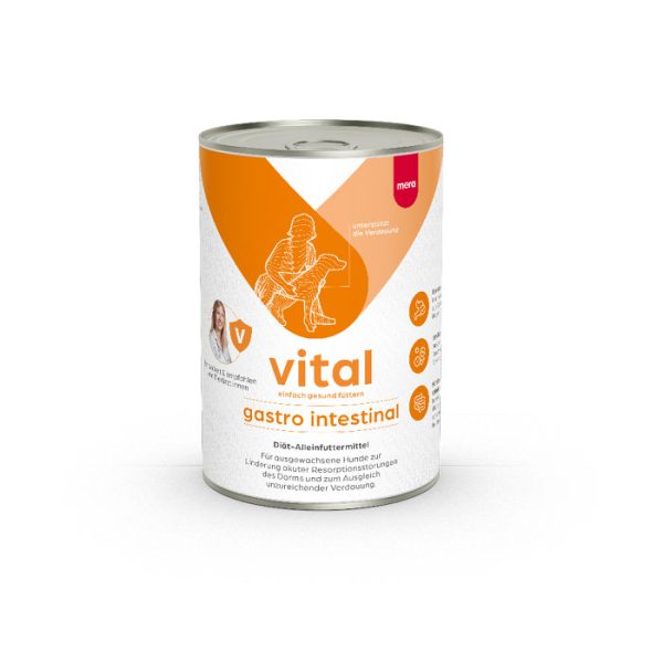 mera vital gastro intestinal våtfoder till hundar med akut diarré