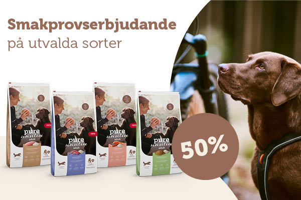 Smakprovserbjudande hundmat kattmat