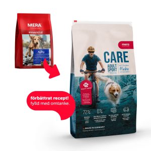 mera CARE adult Sport Chicken ersätter mera essential Agility