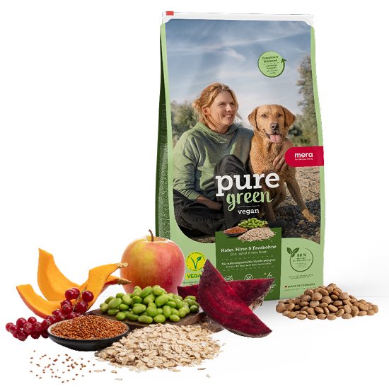 vegansk hundmat mera pure green vegan