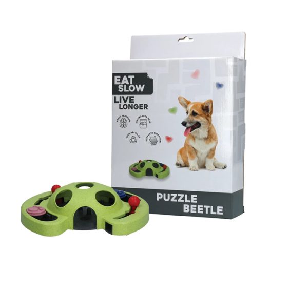 Eat Slow Live Longer Puzzle Beetle