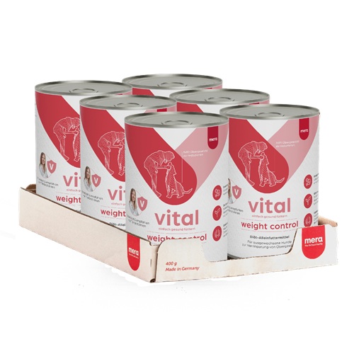 6-pack weight control för viktkontroll hos överviktiga hundar