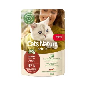 våtfoder med insektsprotein katt, kattmat med insektprotein, blötmat katt