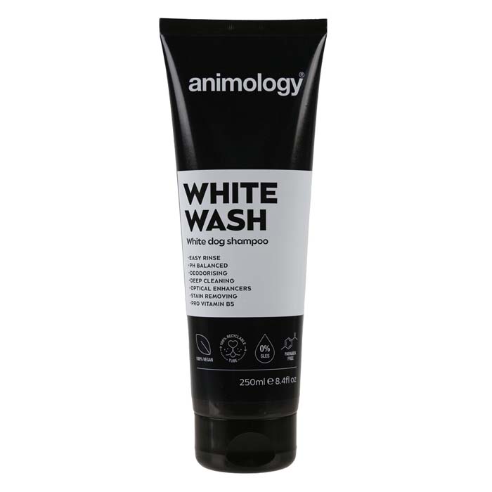 Schampo för vita pälsar White Wash – Animology
