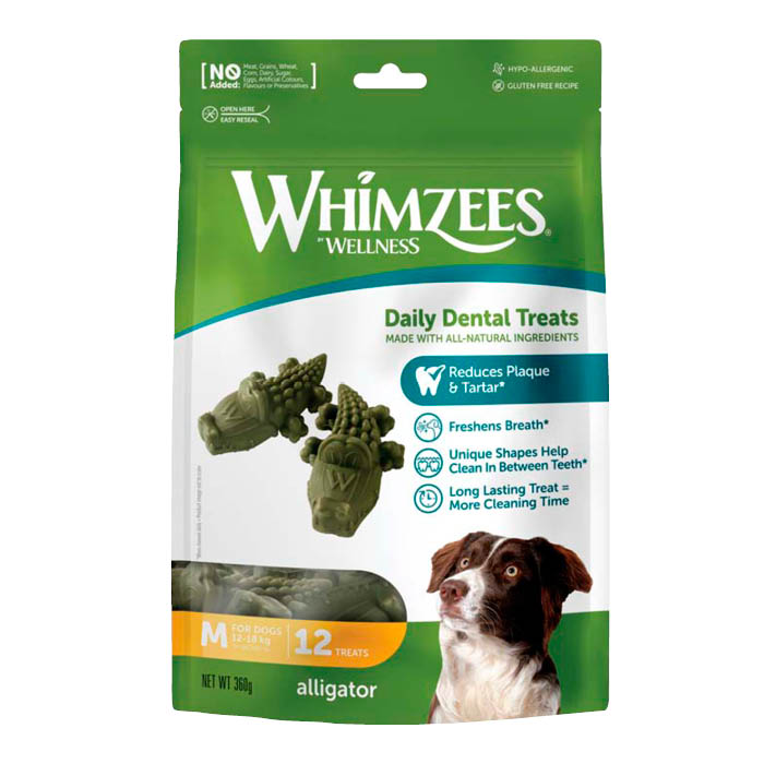 Whimzees Alligator M – 12-pack